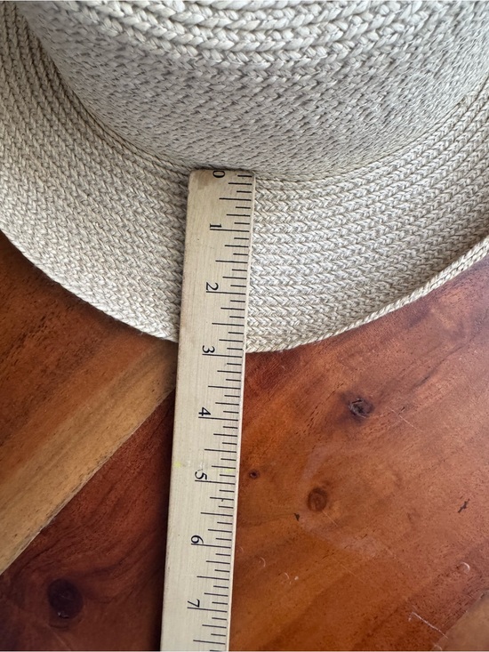 RARE Vintage Accessory Design Group Straw Mad Hatter Top Hat High Crown Boater main image 5